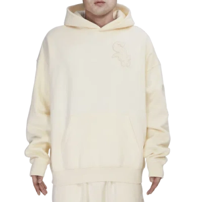 Pro Standard Mens White Sox Neutral Drop Shoulder Flc Po Hoodie In Eggshell