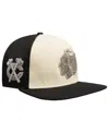 Shop Pro Standard Men'sâ Cream Chicago Blackhawks French Terry Snapback Hat
