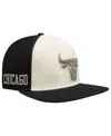 Pro Standard Men'sâ Cream Chicago Bulls French Terry Snapback Hat