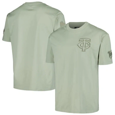 Pro Standard Mint Minnesota Twins Neutral Cj Dropped Shoulders T-shirt