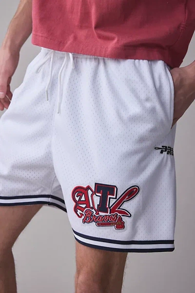 Pro Standard Mlb Atlanta Braves Mesh Basketball Short In White, Men's At Urban Outfitters