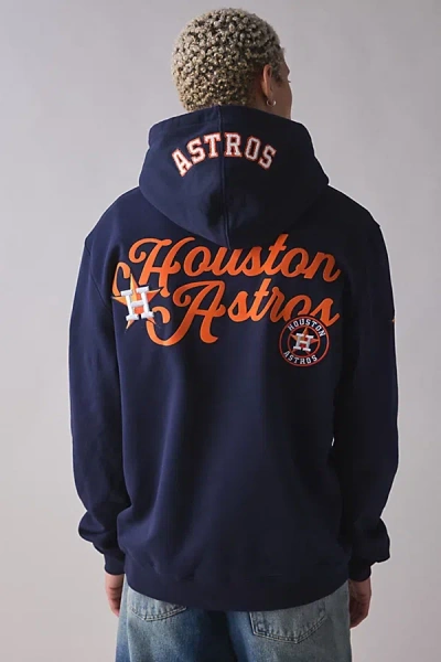 Pro Standard Mlb Houston Astros Souvenir Graphic Hoodie Sweatshirt In Navy, Men's At Urban Outfitters