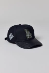 Pro Standard Mlb Los Angeles Dodgers Reflective Logo Hat In Black, Men's At Urban Outfitters In Black