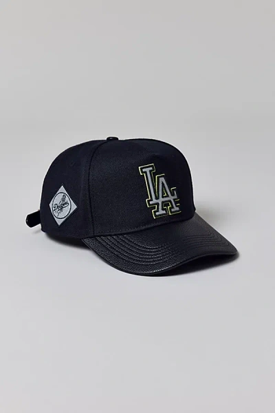 Pro Standard Mlb Los Angeles Dodgers Reflective Logo Hat In Black, Men's At Urban Outfitters