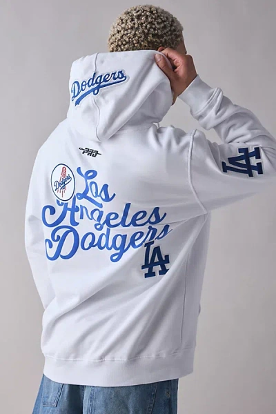 Pro Standard Mlb Los Angeles Dodgers Souvenir Graphic Hoodie Sweatshirt In White, Men's At Urban Outfitters