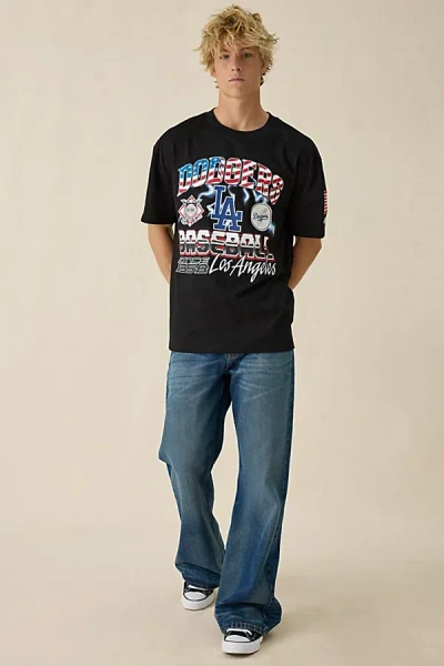Pro Standard Mlb Los Angeles Dodgers Victory Graphic Tee In Black, Men's At Urban Outfitters
