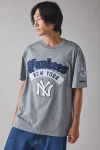 Pro Standard Mlb New York Yankees Graphic Tee In Dark Grey, Men's At Urban Outfitters In Gray
