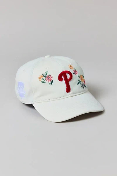 Pro Standard Mlb Philadelphia Phillies Flower Baseball Hat In White, Women's At Urban Outfitters