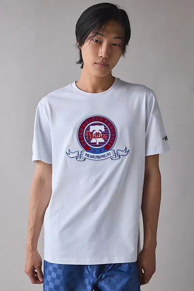 Pro Standard Mlb Philadelphia Phillies Team Logo Tee In White, Men's At Urban Outfitters