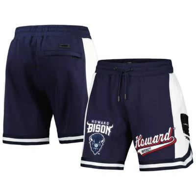 Pro Standard Navy Howard Bison Script Tail Dk 2.0 Shorts