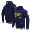 PRO STANDARD PRO STANDARD NAVY INDIANA PACERS SCRIPT TAIL PULLOVER HOODIE
