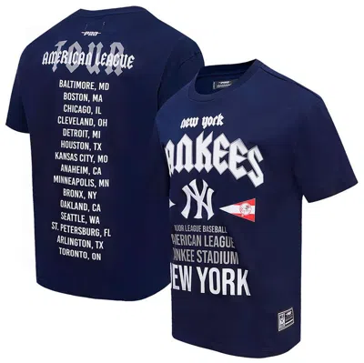 Pro Standard Navy New York Yankees Oversized City Tour T-shirt
