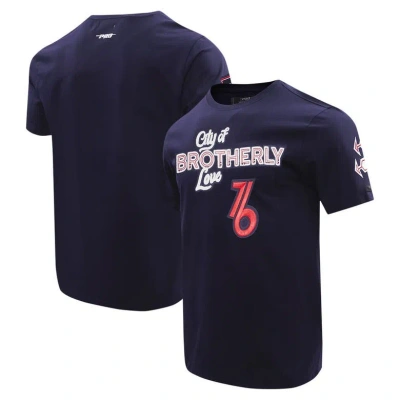 Pro Standard Navy Philadelphia 76ers 2023 City Edition T-shirt