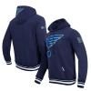 PRO STANDARD PRO STANDARD NAVY ST. LOUIS BLUES RETRO CLASSIC FLEECE PULLOVER HOODIE