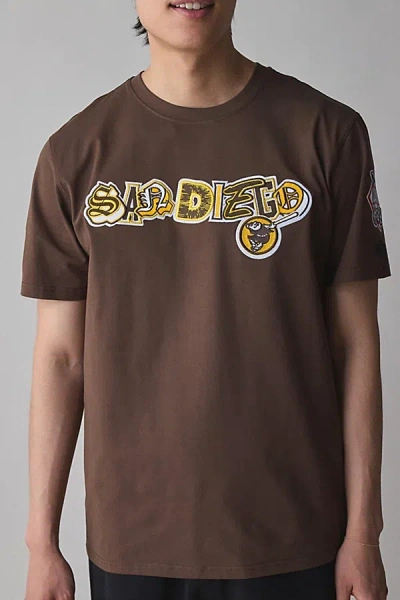 Pro Standard Nba San Diego Padres Team Graphic Tee In Brown, Men's At Urban Outfitters