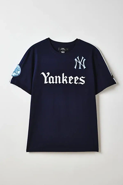 Pro Standard New York Yankees Team Logo Tee In Navy, Men's At Urban Outfitters