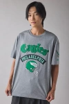 Pro Standard Nfl Philadelphia Eagles Graphic Tee In Dark Grey, Men's At Urban Outfitters In Gray
