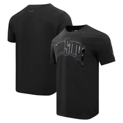 Pro Standard Ohio State Buckeyes Triple Black T-shirt