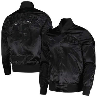 Pro Standard Patrick Mahomes Black Kansas City Chiefs Player Full-snap Jacket