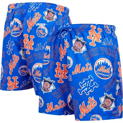 Pro Standard Royal New York Mets Toss Logo Woven Shorts
