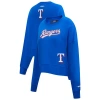 Pro Standard Royal Texas Rangers Game Day Classics Crewneck Pullover Sweatshirt In Blue