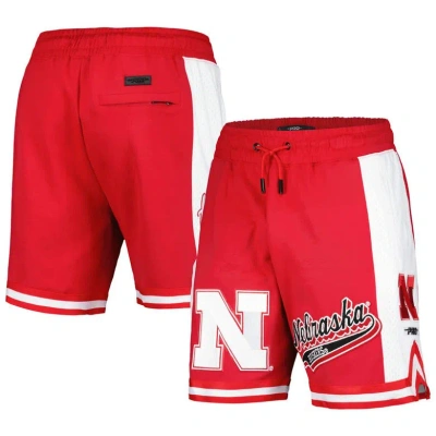 Pro Standard Scarlet Nebraska Huskers Script Tail Dk 2.0 Shorts