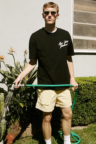 Pro Standard Uo Exclusive Mlb New York Yankees Team Logo Tee In Black, Men's At Urban Outfitters