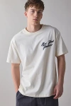 Pro Standard Uo Exclusive Mlb New York Yankees Team Logo Tee In Cream, Men's At Urban Outfitters In Cream