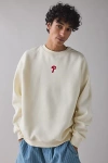 Pro Standard Uo Exclusive Mlb Philadelphia Phillies Crew Neck Sweatshirt In Eggshell, Men's At Urban Outfitters