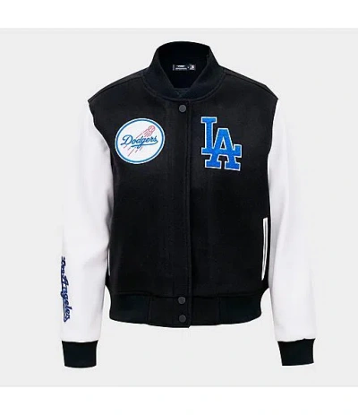 Pro Standard Women's Los Angeles Dodgers Mlb Classic Wool Varsity Jacket In Multi