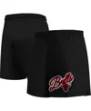 Pro Standard Women's  Black Chicago Bulls Script Woven Shorts In Black