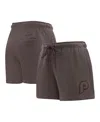 Pro Standard Women's  Brown Philadelphia Phillies Neutral Fleece Shorts In Brown