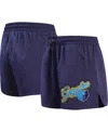 Pro Standard Women's  Navy Memphis Grizzlies Script Woven Shorts In Navy