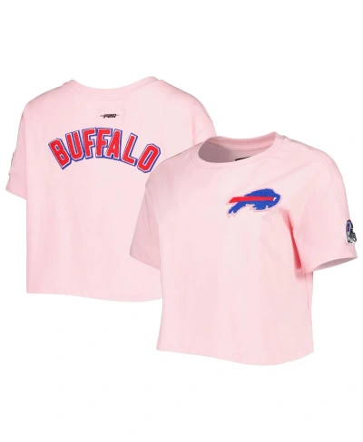 Pro Standard Women's  Pink Buffalo Bills Cropped Boxy T-shirt