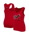 Pro Standard Red Chicago Bulls Script Tank Top In Red