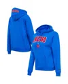 Pro Standard Women's  Royal Chicago Cubs Classic Fleece Pullover Hoodie In Royal