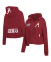 Pro Standard Crimson Alabama Crimson Tide Game Day Sequin Full-zip Hooded Jacket In Red