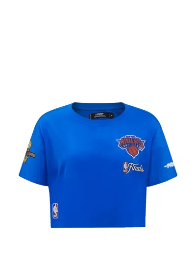 Pro Standard X Nba Finals Championship New York Knicks 2026 T-shirt In Blue