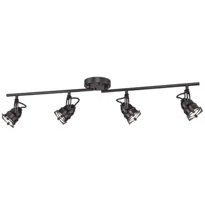 Pro Track Hamilton 23 1/4" 4-light Swing Arm Bronze Led Track Fixture