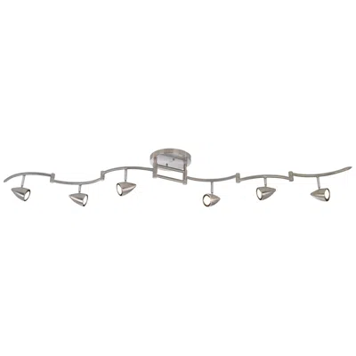 Pro Track Heavy Duty Axel 72" 6-light Swing Arm Led Track Light Kit