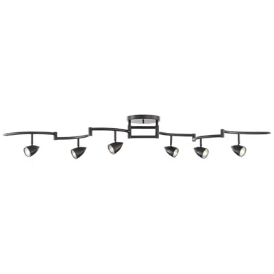 Pro Track Heavy Duty Axel 72"  Wide 6-light Led Track Fixture