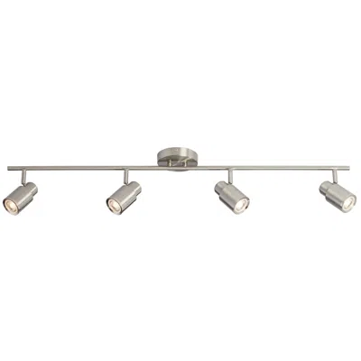 Pro Track Protrack Melson  8.5 Watt Gu10 Brushed Nickel Led Wall Or Ceiling Track Kit