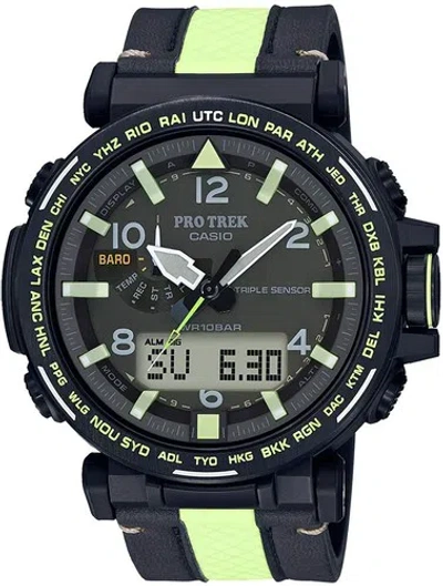 Pre-owned Pro Trek Casio  Prg-650yl-3jf Cave Safari Series Limited Men Watch Prg-650yl-3