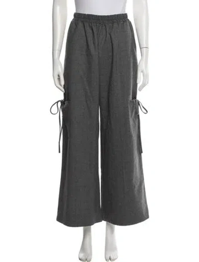 Pre-owned Proche Wool Sweatpants In Gray