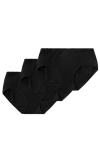 Proclaim 3-pack Mid-rise Ultra Soft Sustainable Briefs In Black
