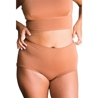 Proclaim High-rise Ultra Soft Sustainable Briefs In Medium Nude