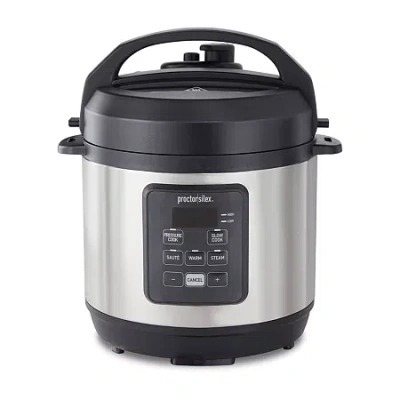 Proctor Silex Pressure Cooking 12 Cups Electric Pressure Cooker In Silver