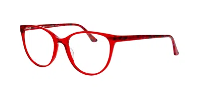 Prodesign Fill 2 4025 Occhiali Da Vista Rossi Per Donna (solo Montatura) In Red