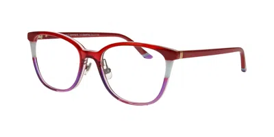 Prodesign Glow 2 4145 Occhiali Da Vista Rossi Per Donna (solo Montatura) In Multi