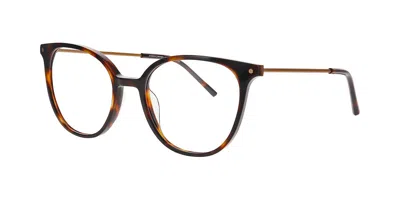 Prodesign Hexa 1 5522 Occhiali Da Vista Tartarugatishell Per Donna (solo Montatura) In Brown